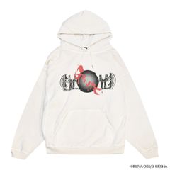 TGAM24SM009 GANTZ HOODIE White