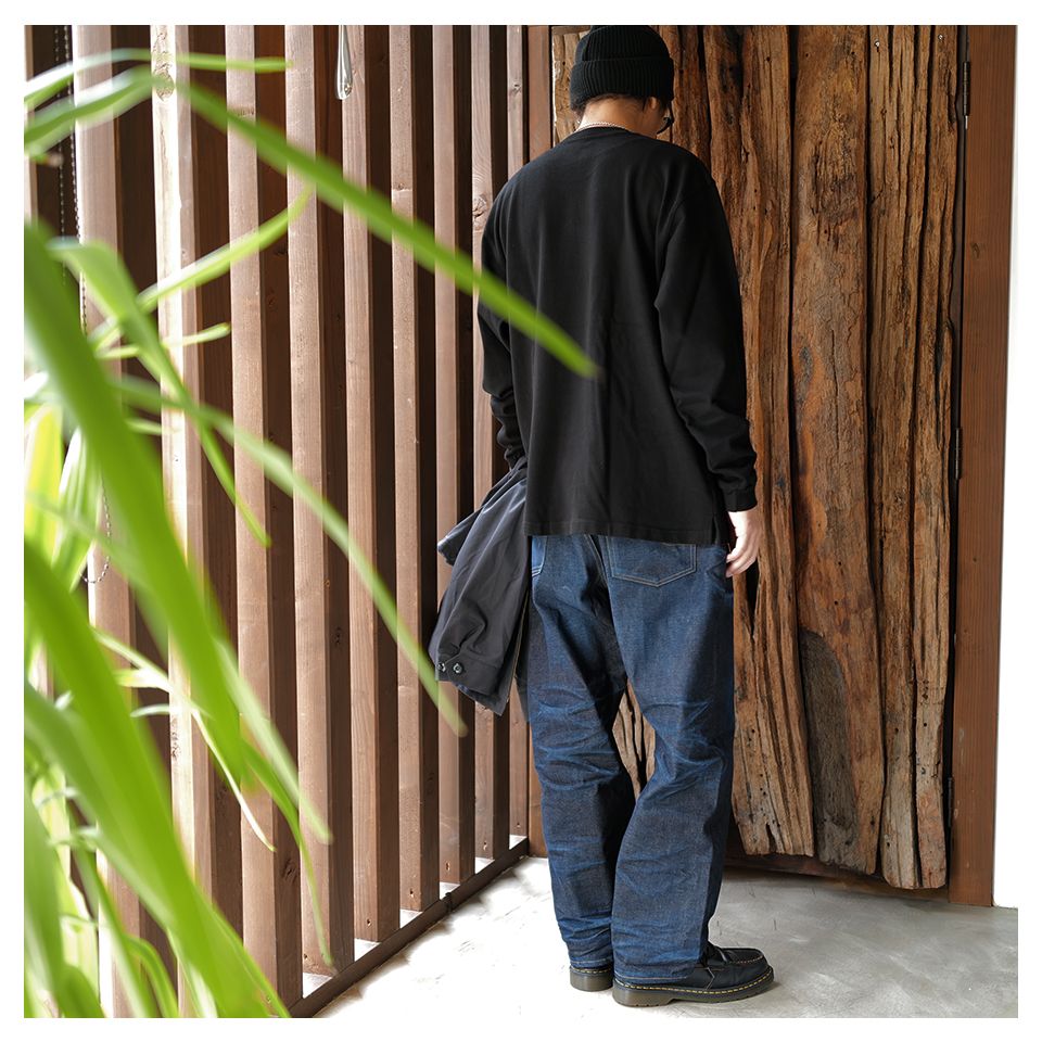 SEQUEL - SQ-24AW-PT-02 x FRAGMENT 生立体DENIM PANTS INDIGO