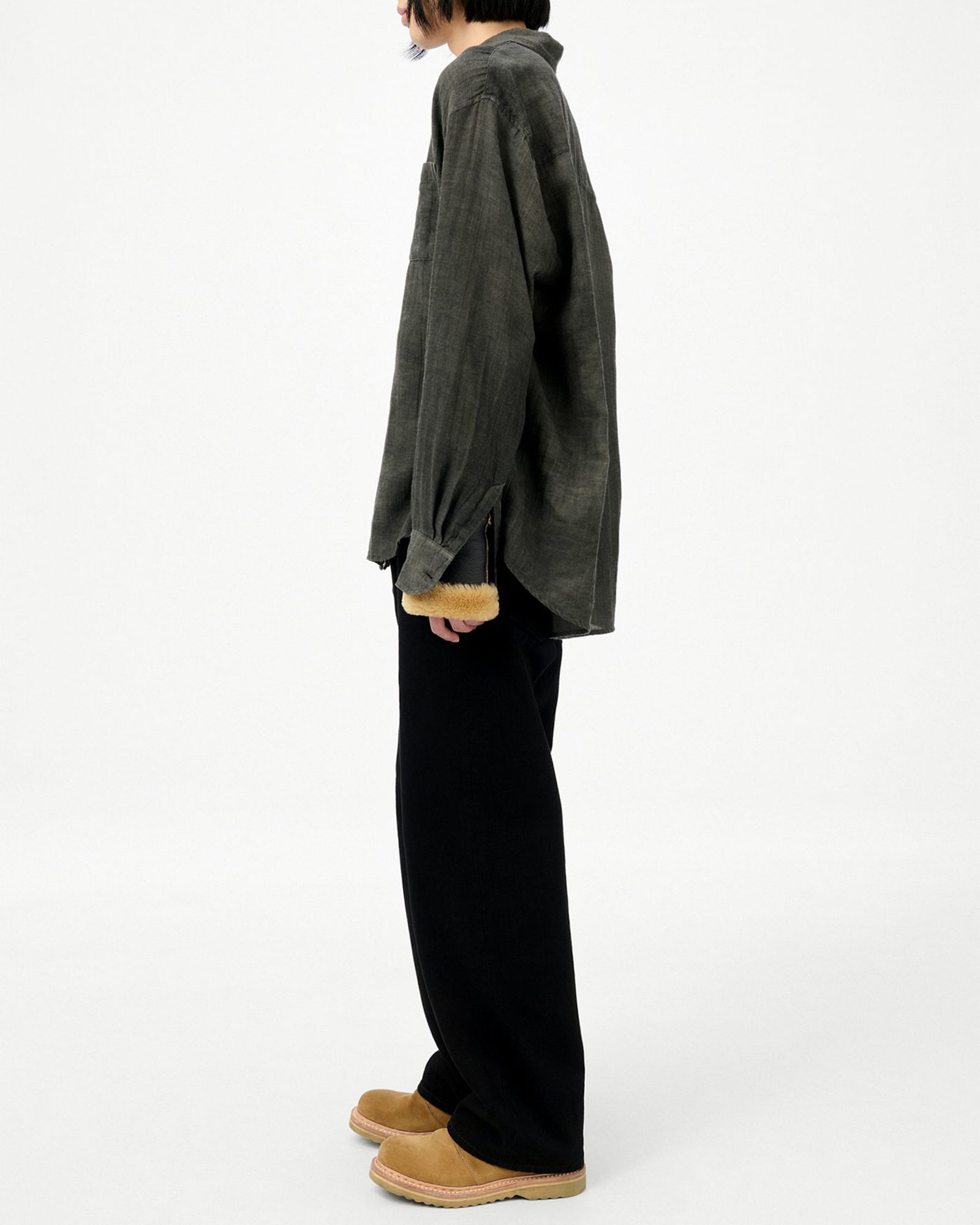 ABOVE SHIRT   Dark Cloud Sparse Cotton Wool