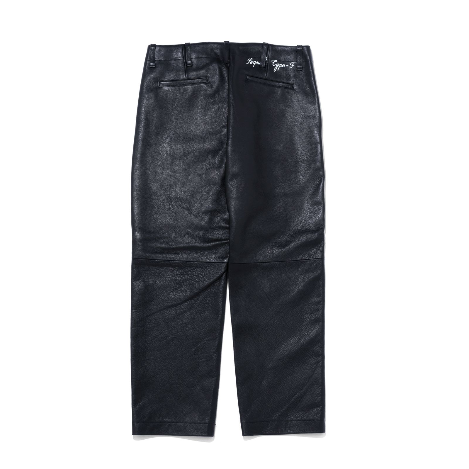 LEATHER PANTS (TYPE-F)  Black