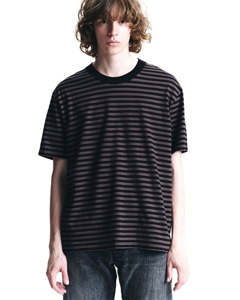 Overdye Border Crewneck Tee  BLT