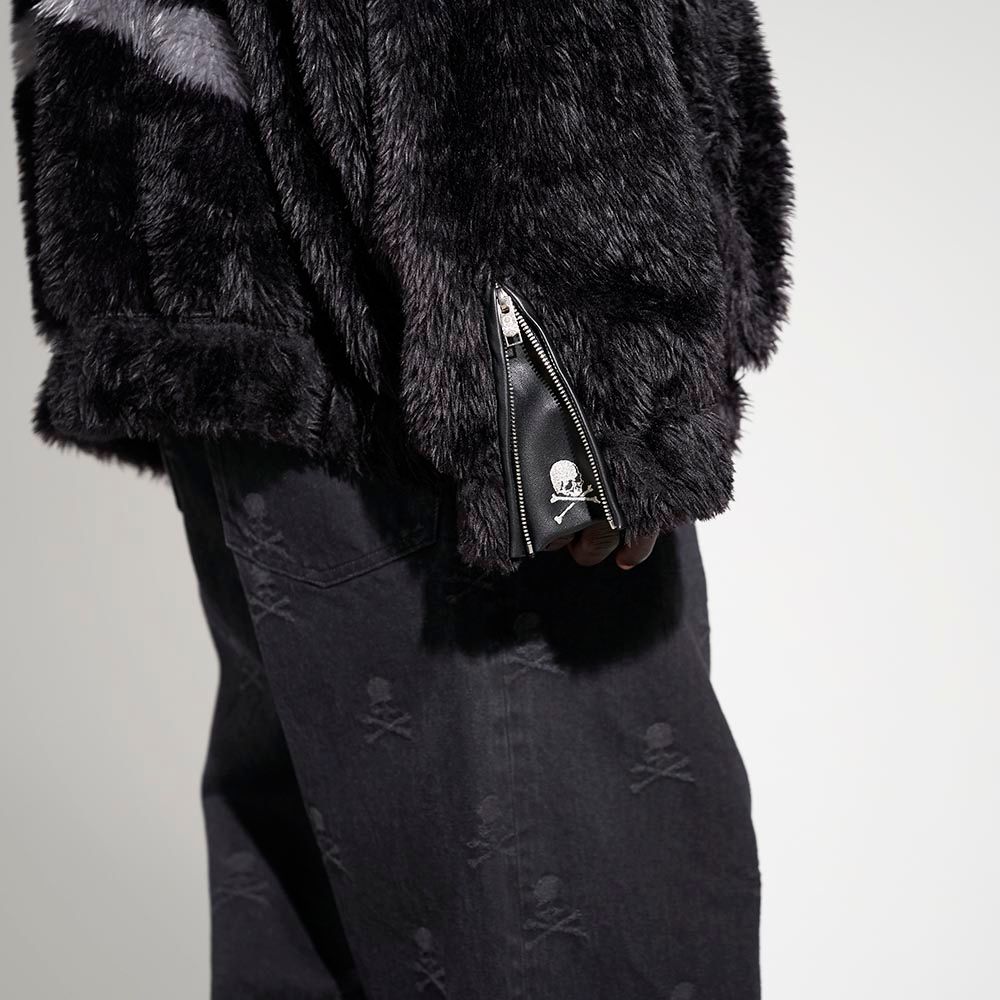 【mastermindJAPAN】 POLAR BEAR ZIP-UP HOODIE  BLACK