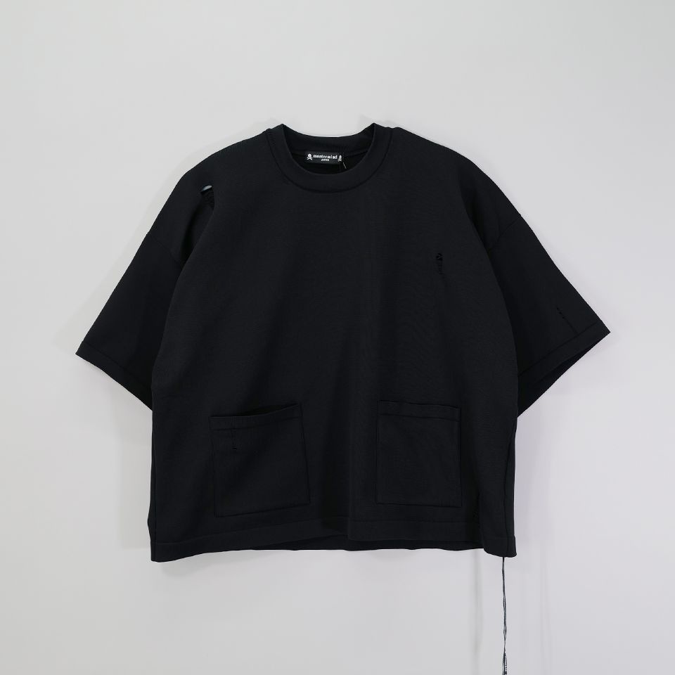 【mastermindJAPAN】 INTARSIA SS KNIT SWETER  BLACK