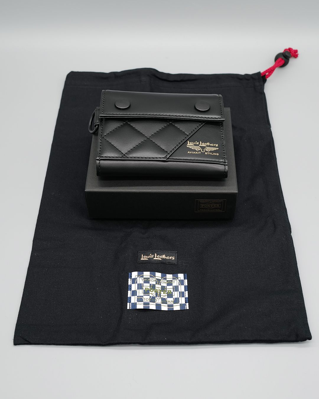 Lewis Leathers x PORTER  WALLET  (商品代金に送料880円含む）
