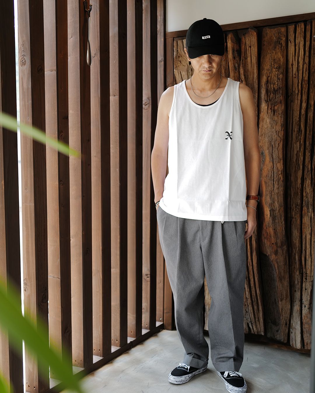 GX-S26-CS-06  TANK TOP   [WHITE]