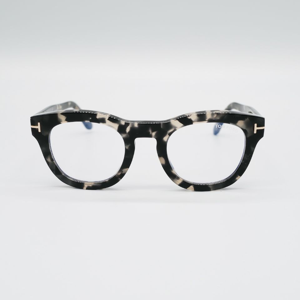 TOM FORD EYEWEAR - FT5873-B-49005 / メガネ フレーム / グローバルフィット / ブラックxベージュフレーム |  River