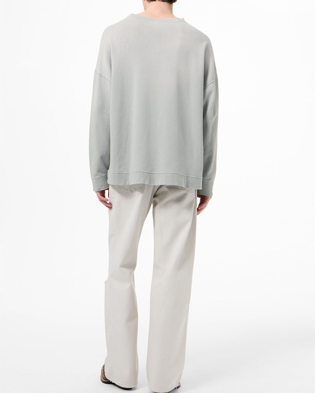 SLACK SWEATSHIRT Sunfaded Ash Rogue Loopback