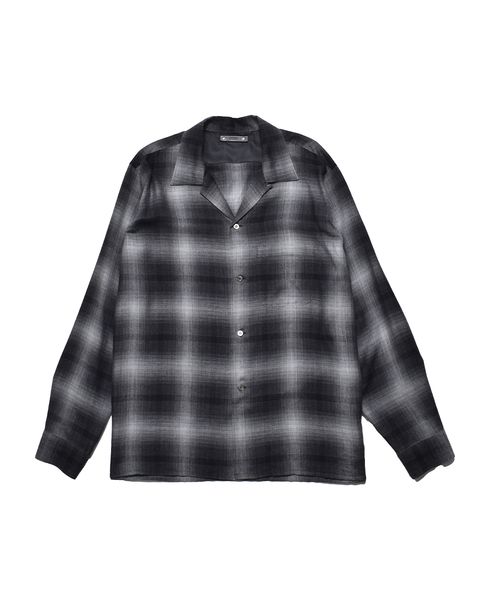 T.Rayon Ombre Open Collar Shirt  BLT