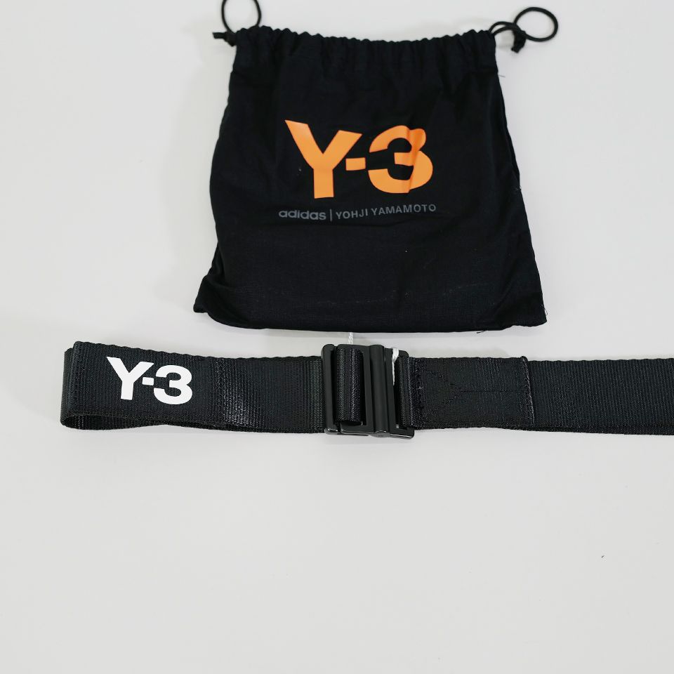 Y-3 - CLASSIC LOGO BELT Black | River