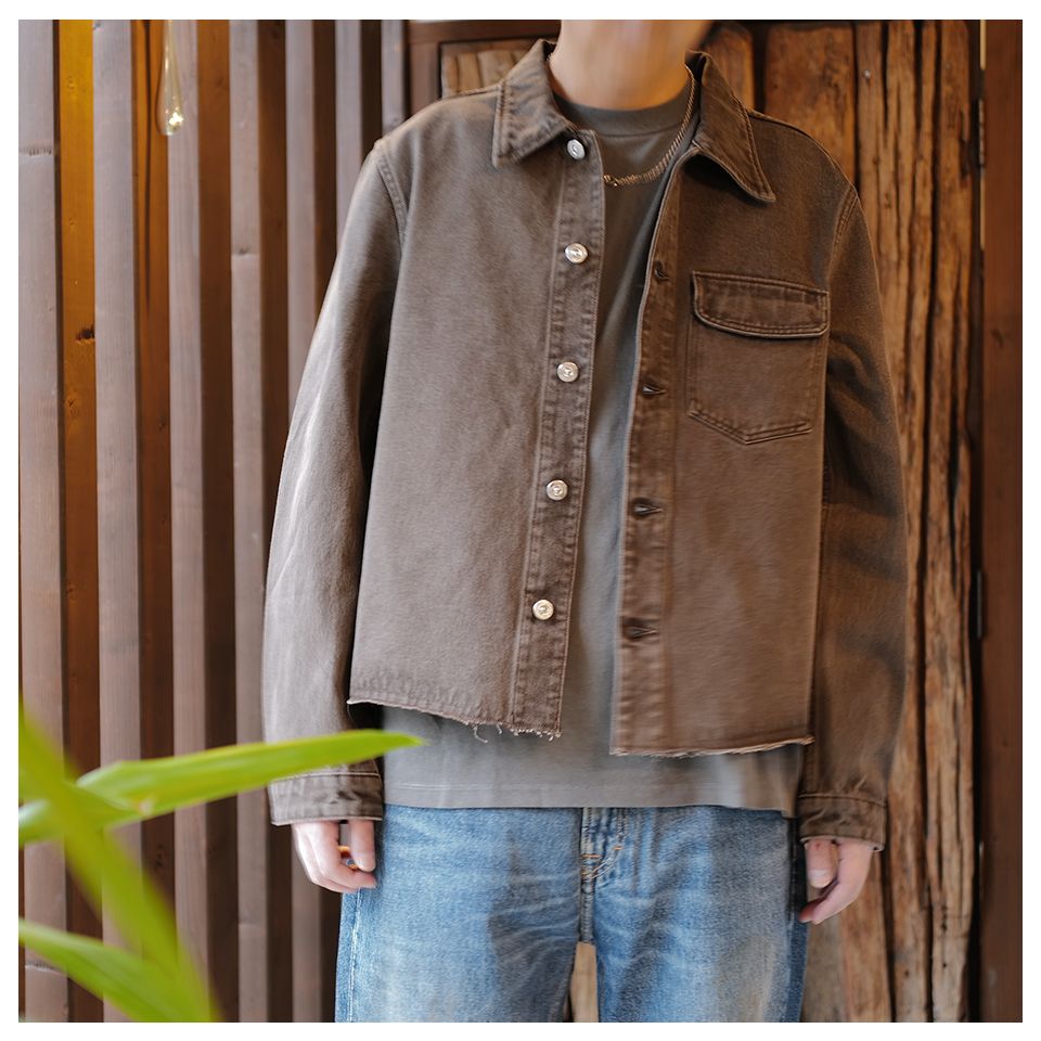 CUT REBIRTH JACKET  Choco Overdye