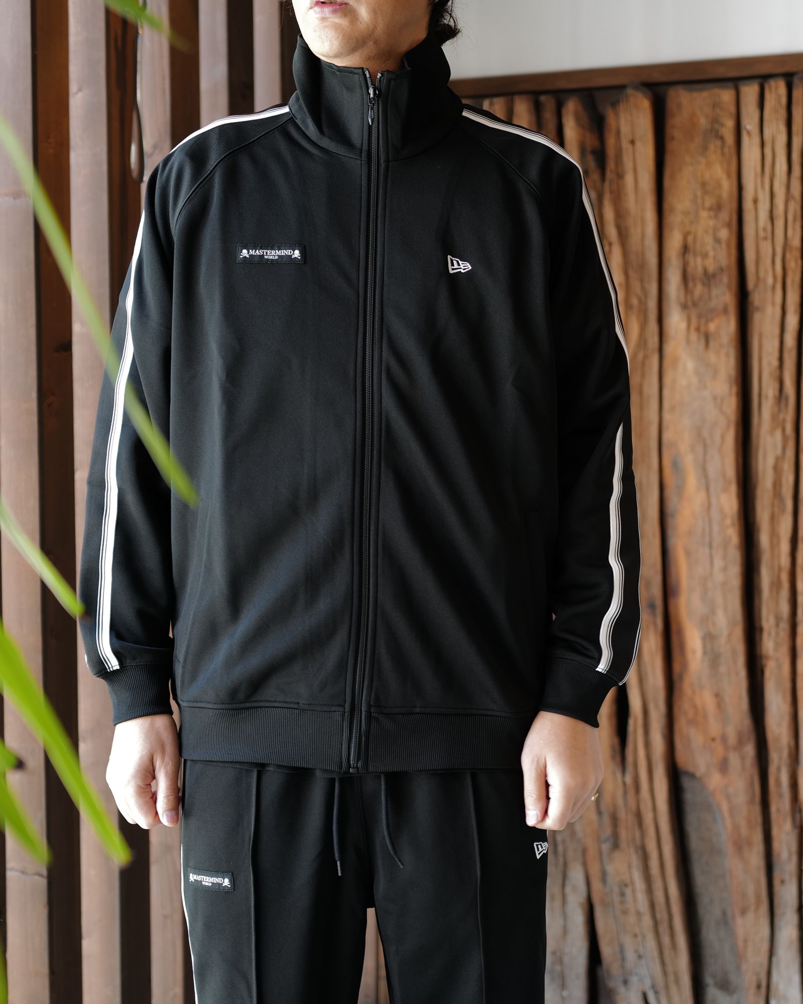 【MASTERMIND WORLD】x NEW ERA  PA SMTH JSY TR JKT MMW BLK WHT