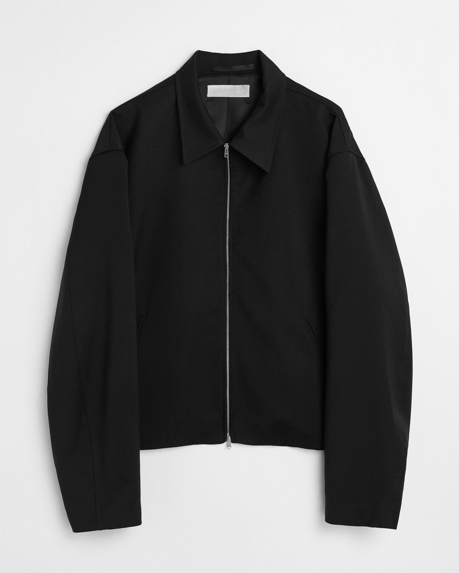MINI JACKET  Black Worsted Wool