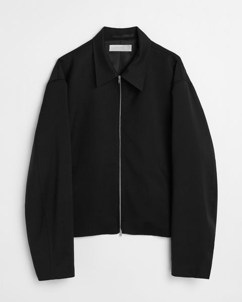 MINI JACKET  Black Worsted Wool