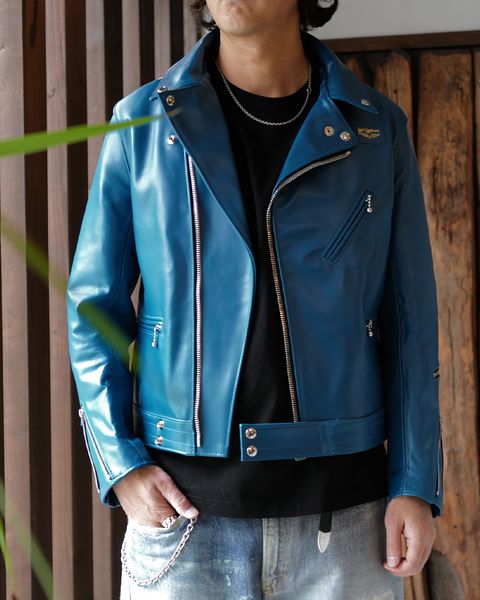 Lewis Leathers  ： Cyclone -サイクロン- 【Slim-Fit】  VintageTurquoise