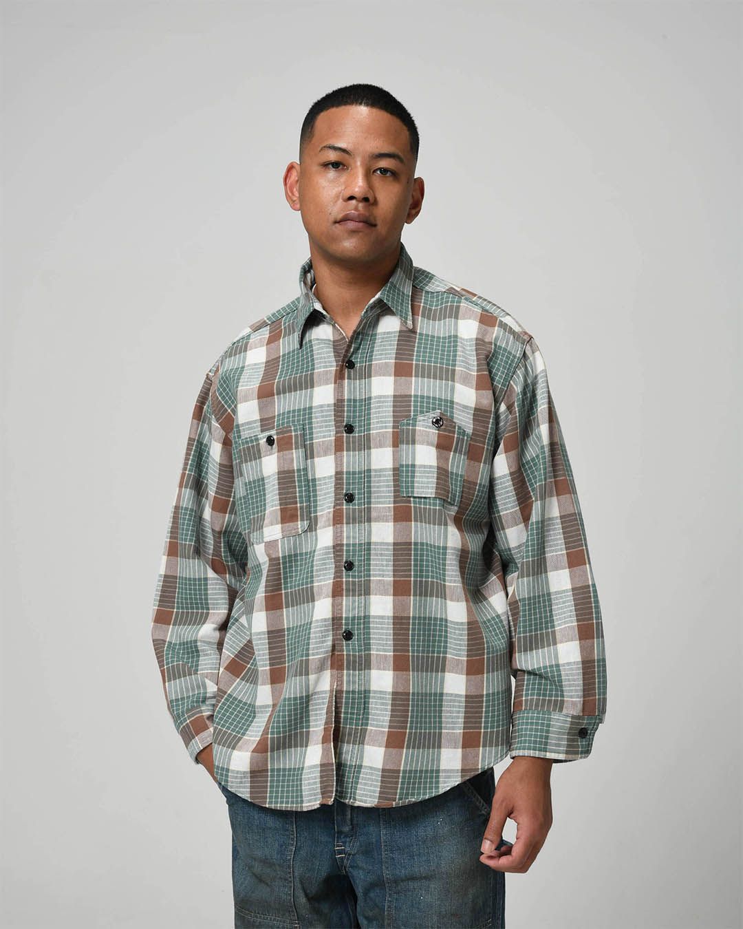 BWU-MPFS / MOUNTAIN POCKET FLANNEL SHIRT
