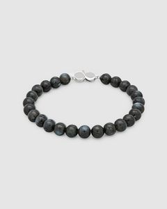 Cove Bracelet 7.7Inch / コーブ ブレスレット ブラックラルビカイト
