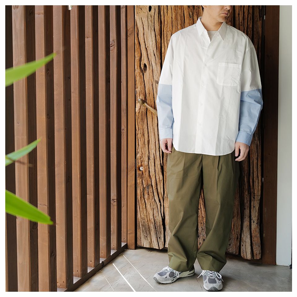 【Last1 Size2】Rubber Back Pants  OD.Green