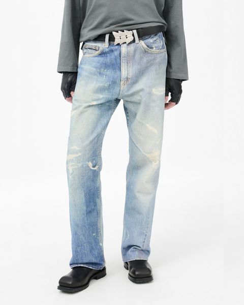 【LAST1 Size32】 THIRD CUT   Digital Denim Print