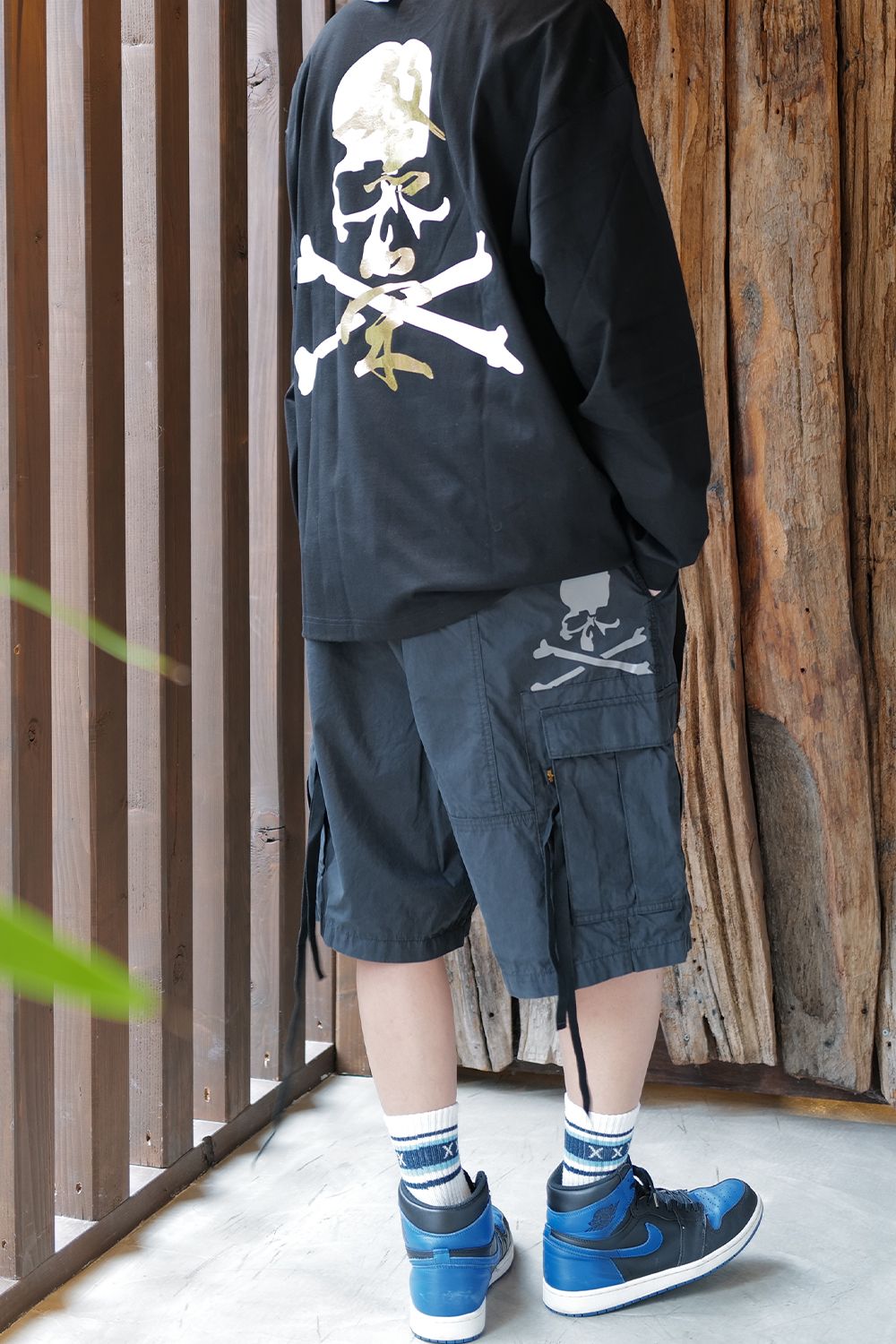 mastermind JAPAN - 【MASTERMIND WORLD】 x ALPHA CARGO SHORTS BLACK 