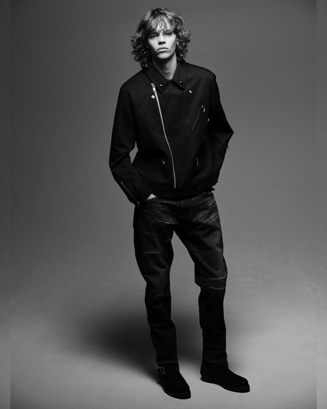 RIDERS JACKET 【BLACK】