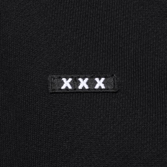 GX-S24-CN-04  CREW NECK SWEAT SHIRT   BLACK