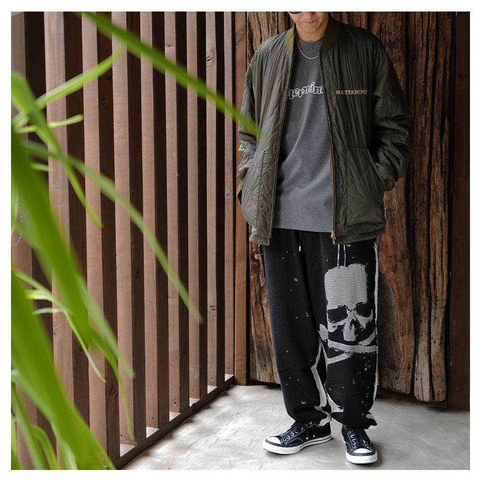 【MASTERMIND WORLD】 QUILTED JACKET  OLIVE