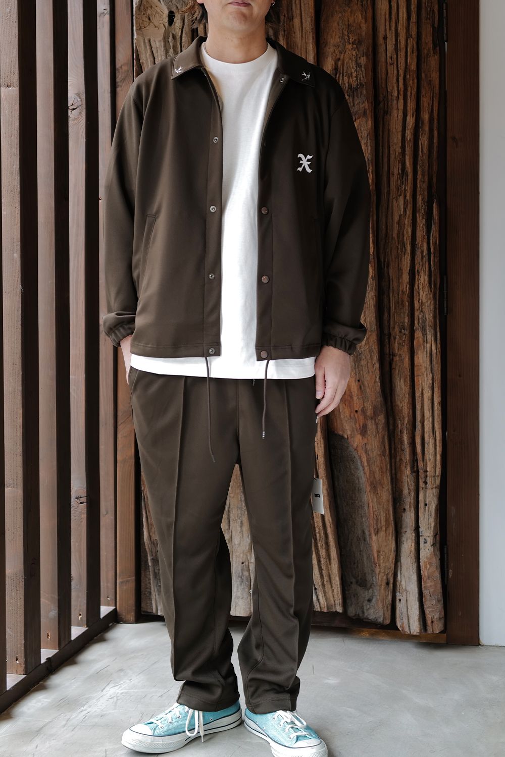 GOD SELECTION XXX - GX-A24-PT-07 TRACK PANTS BLACK | River GOD SELECTION XXX - GX-A24-PT-07 TRACK PANTS BLACK | River