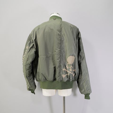 【MASTERMINDWORLD】 x ALPHA  MA-1 MMJ   OLIVE