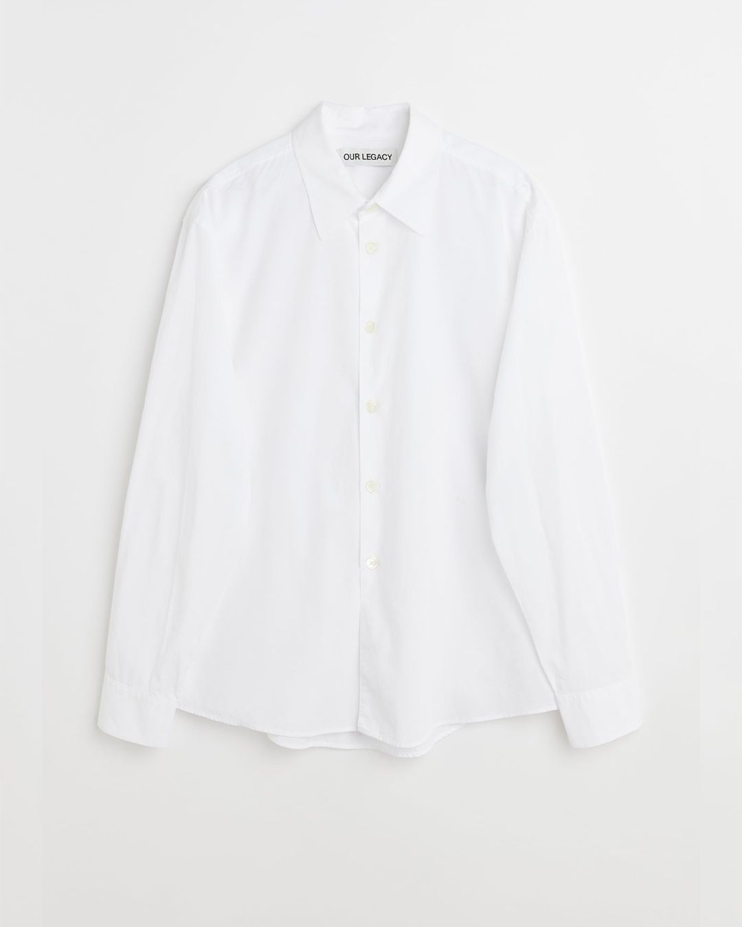 BEYOND SHIRT  White Liquid Poplin