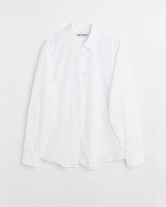 BEYOND SHIRT  White Liquid Poplin