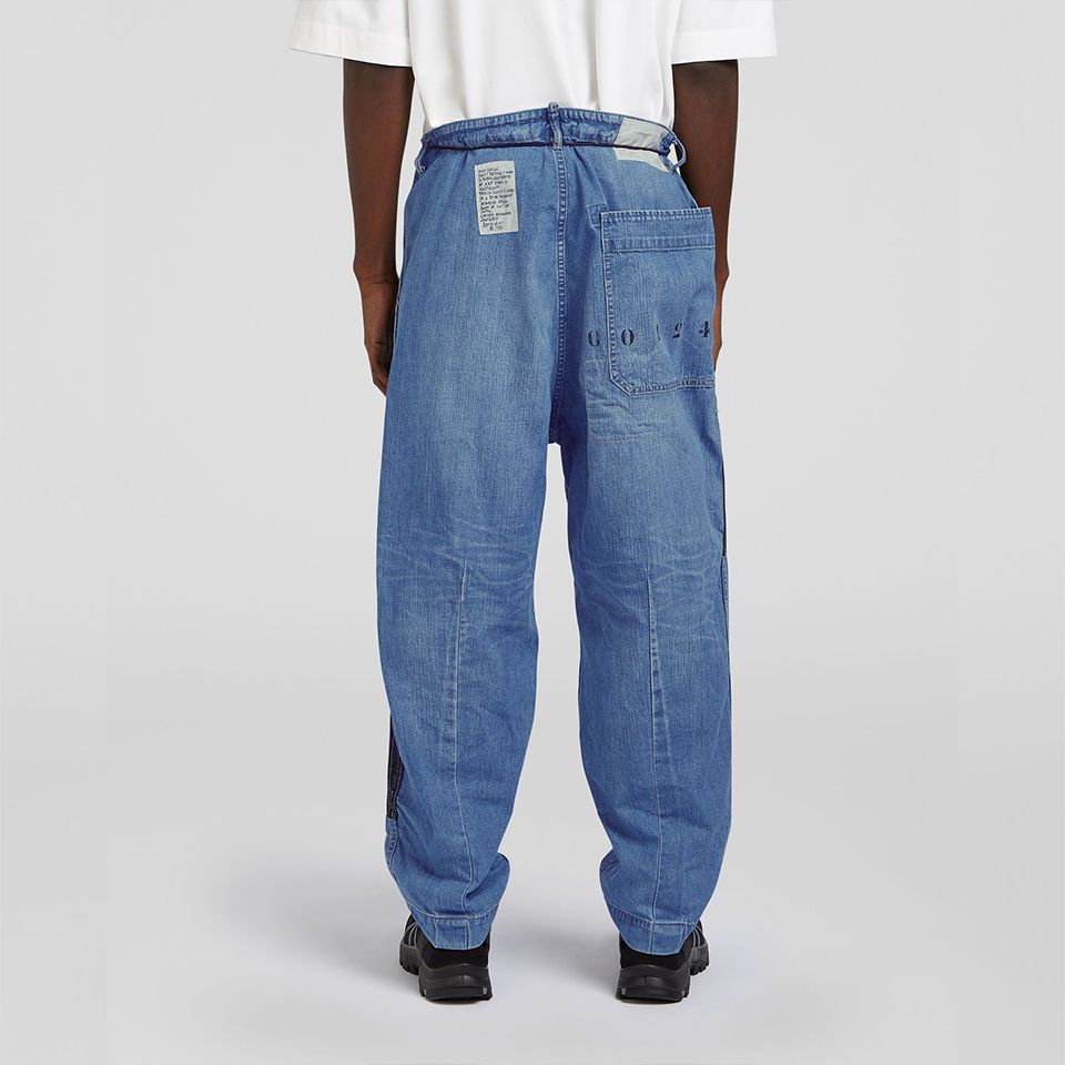 【Last1 XL】 DM1-1 Denim Cargo [CUSTOMISED] Light Indigo