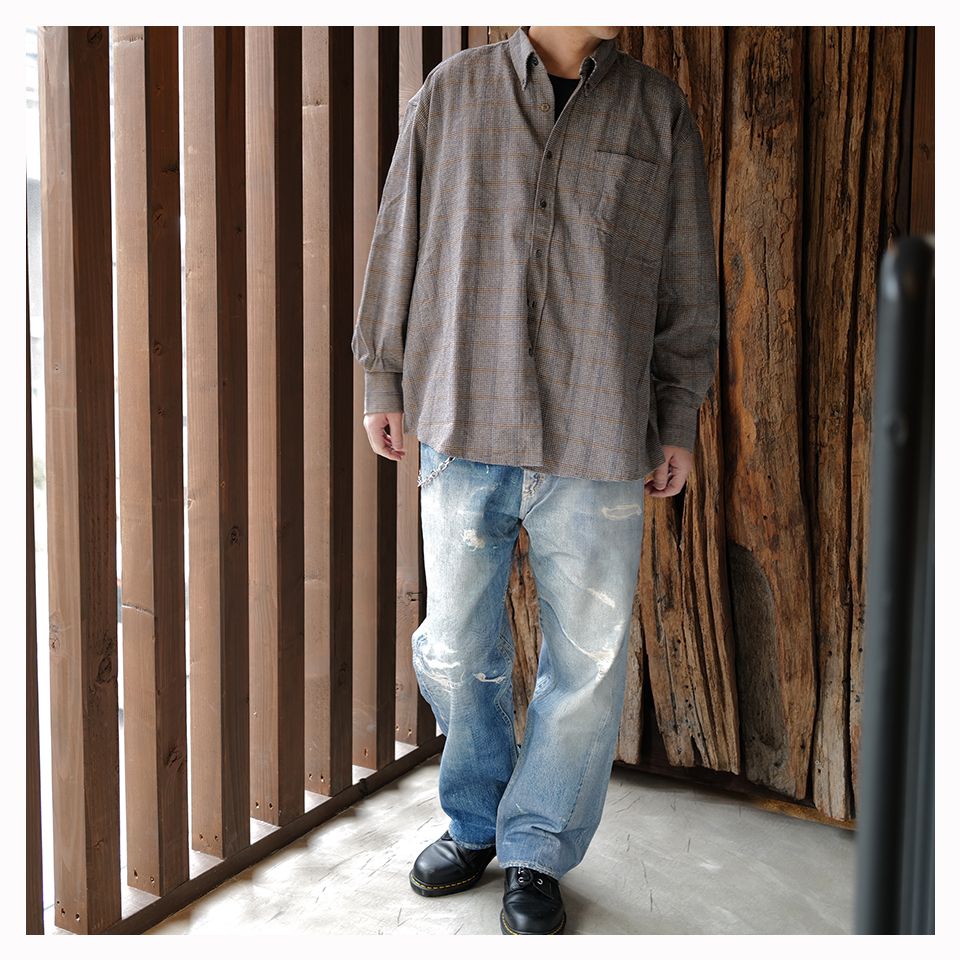 our legacy 23ss borrowed shirt チェックシャツ