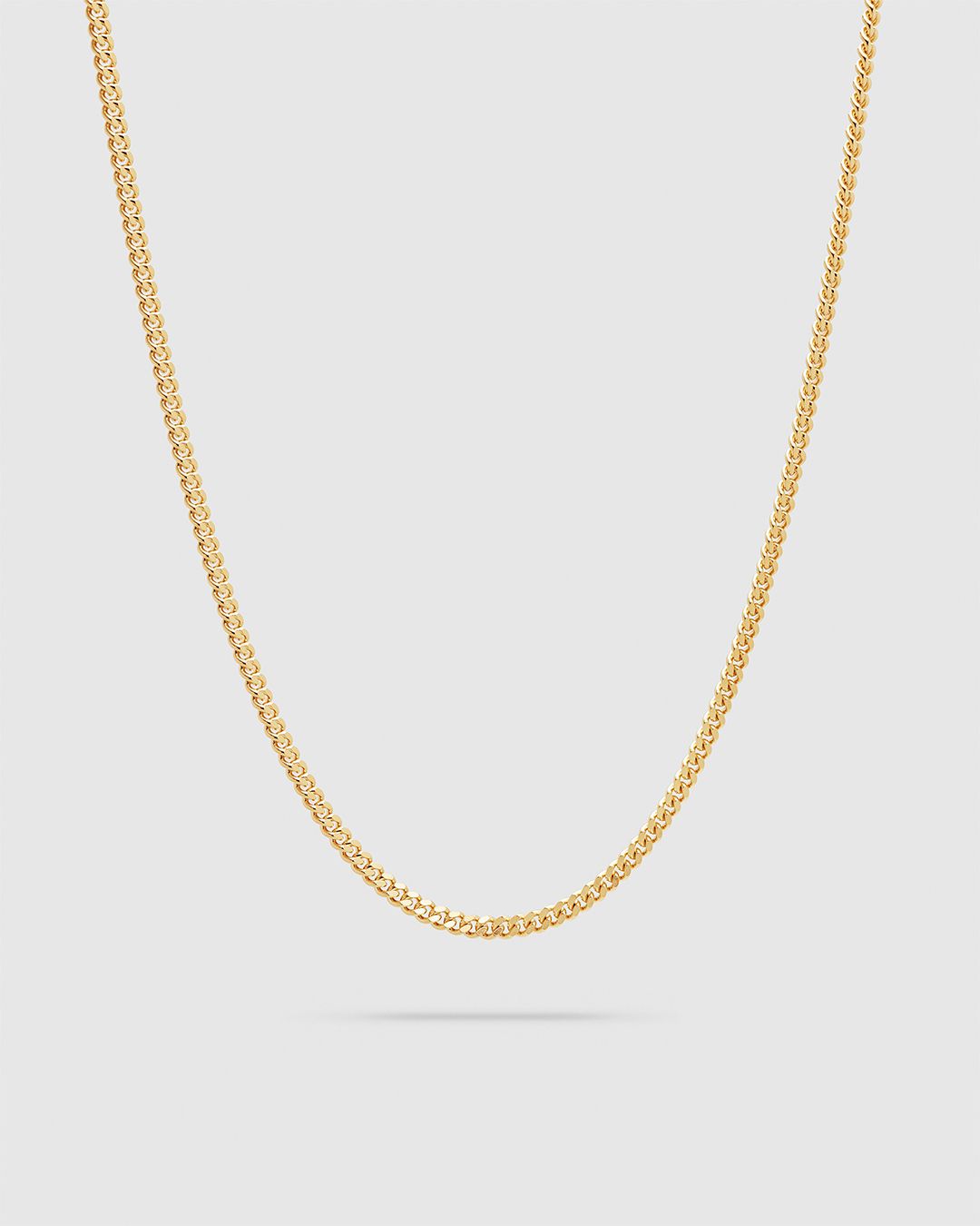 Curb Chain M Gold 20.5Inch / カーブ チェーン M ゴールド ネックレス