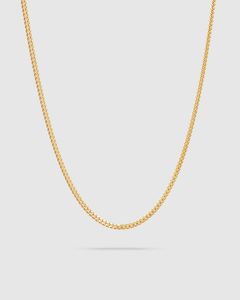 Curb Chain M Gold 20.5Inch / カーブ チェーン M ゴールド ネックレス