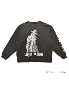 [[LUPIN THE IIIRD]   Sweat (ZENIGATA/LUPIN) Black