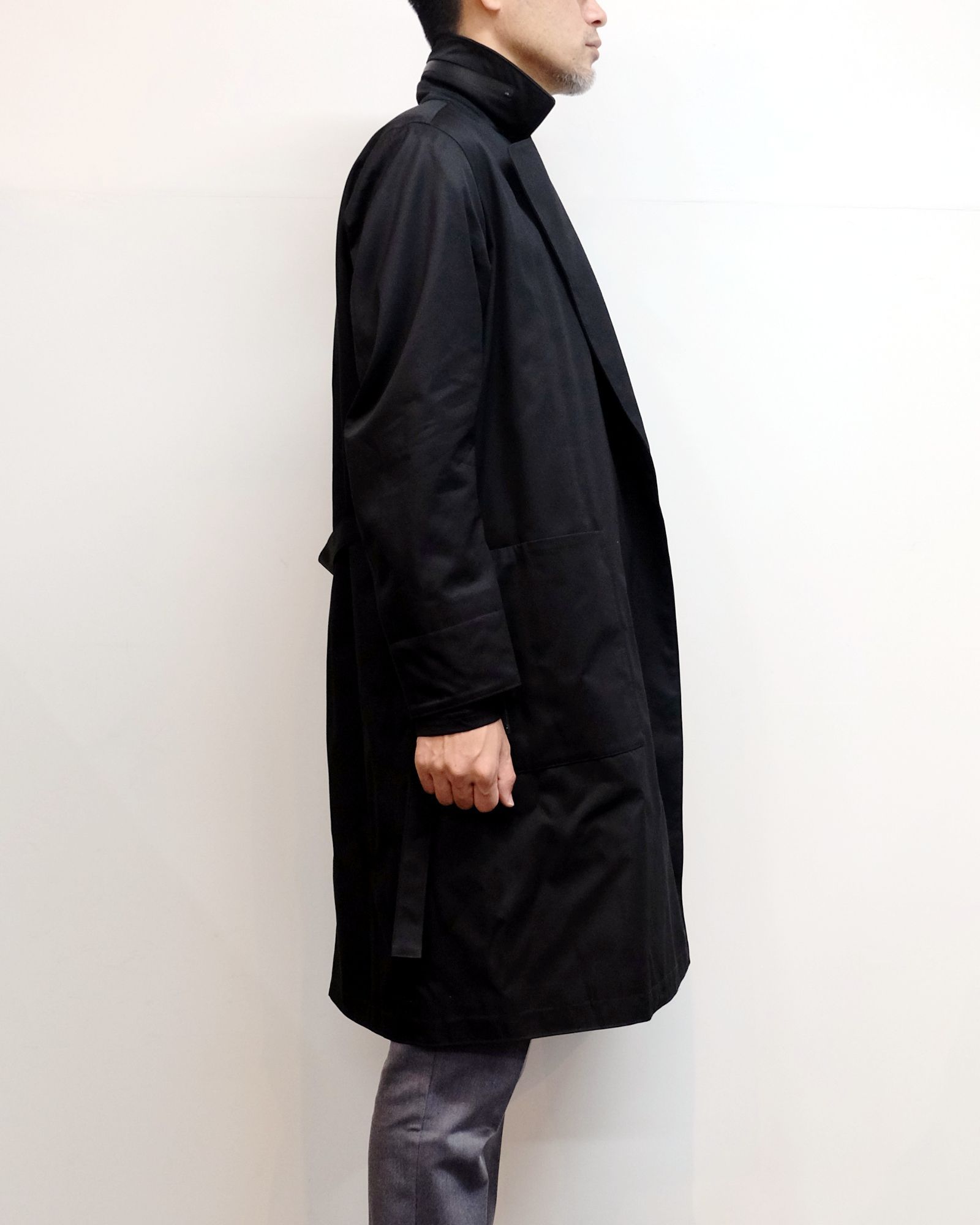 junhashimoto back wide tielocken coat - www.stedile.com.br