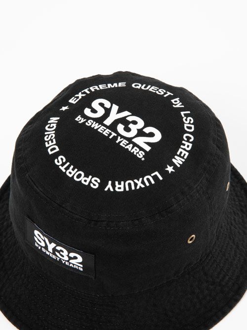 SY32 by SWEET YEARS - 【即日発送可】 グラフィック バケットハット (BLACK) 11104 | ROSSO