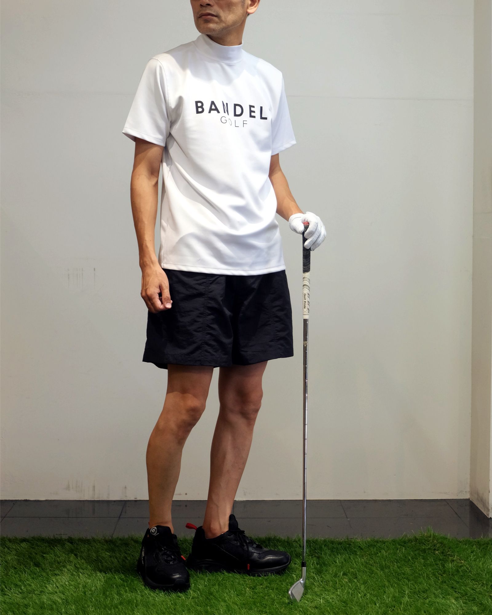 送料無料・名入れ彫刻 bandel golf バンデルゴルフ ナイロンショート