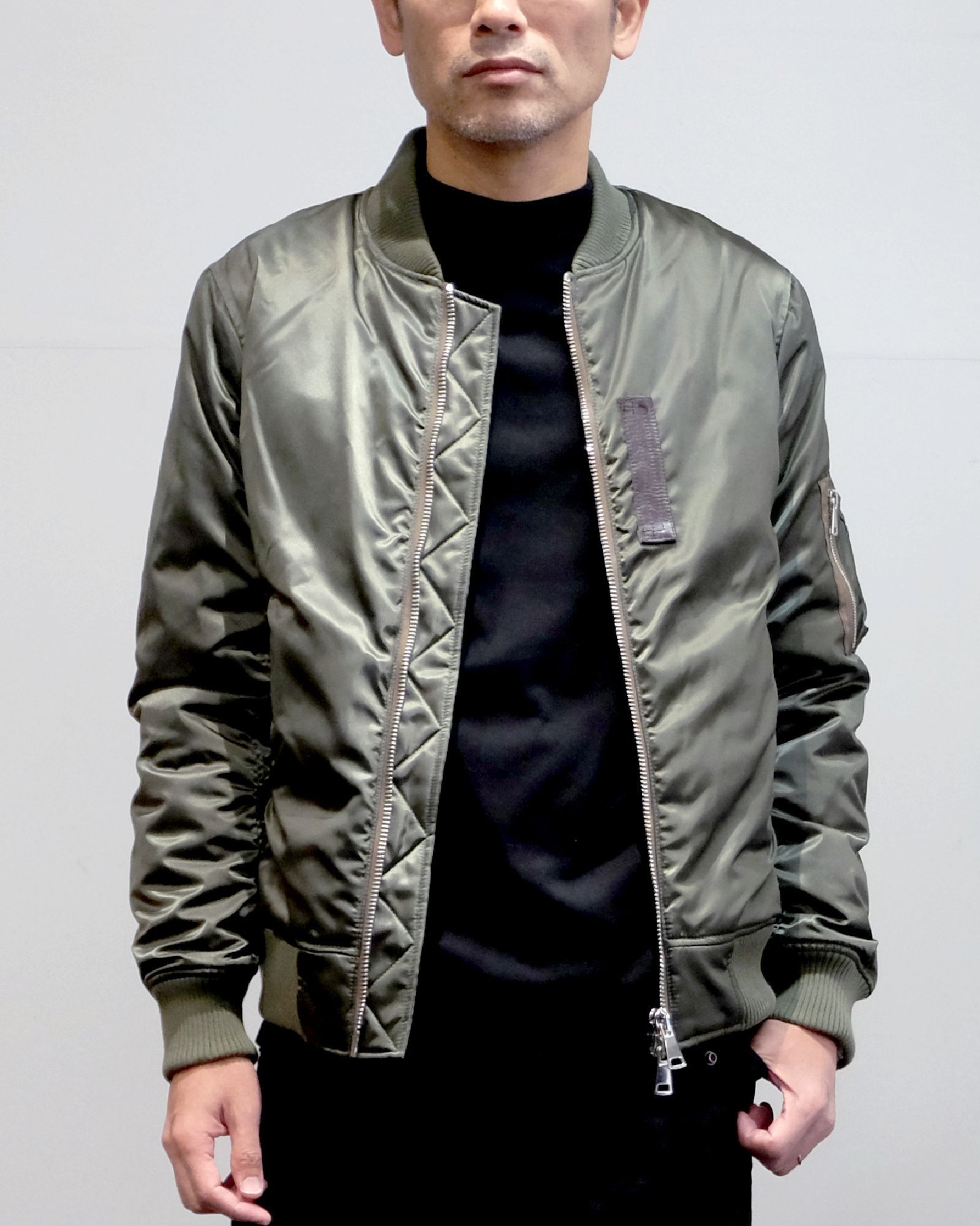 美品] wjk vintage twill MA-1［black］ smcint.com