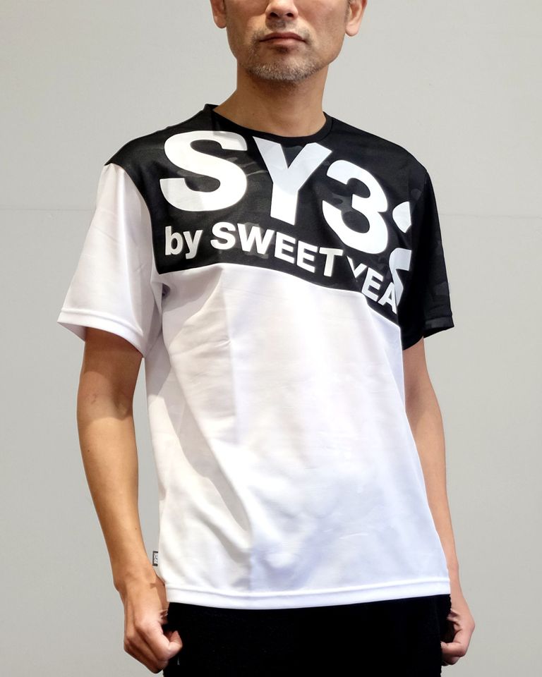 SY32 by SWEET YEARS - エンボスカモ スポッツ TEE (WHITE) TNS1758 | ROSSO
