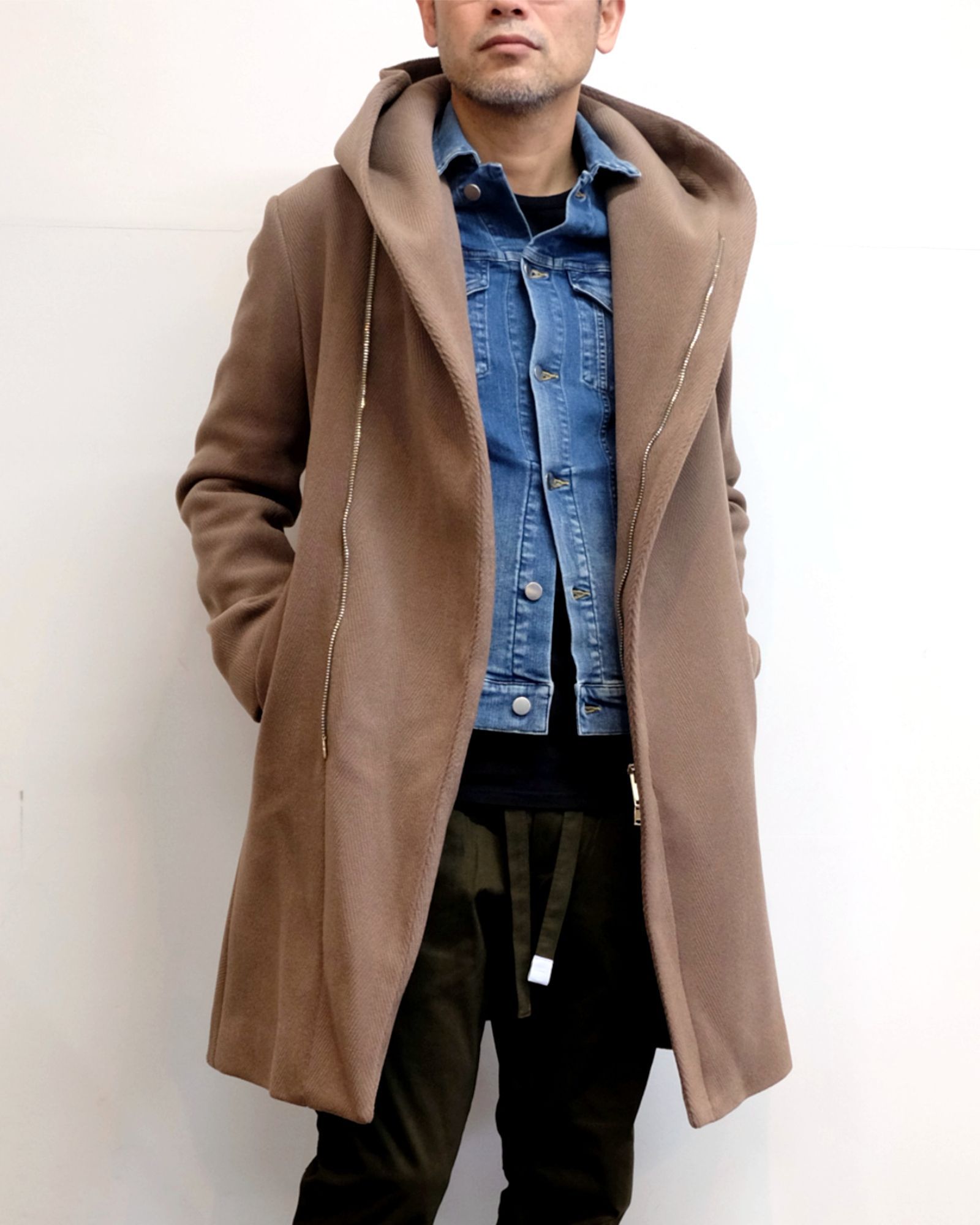 ラップコート Gジャン カーゴパンツ Junhasimoto スタイル 1231 Rosso