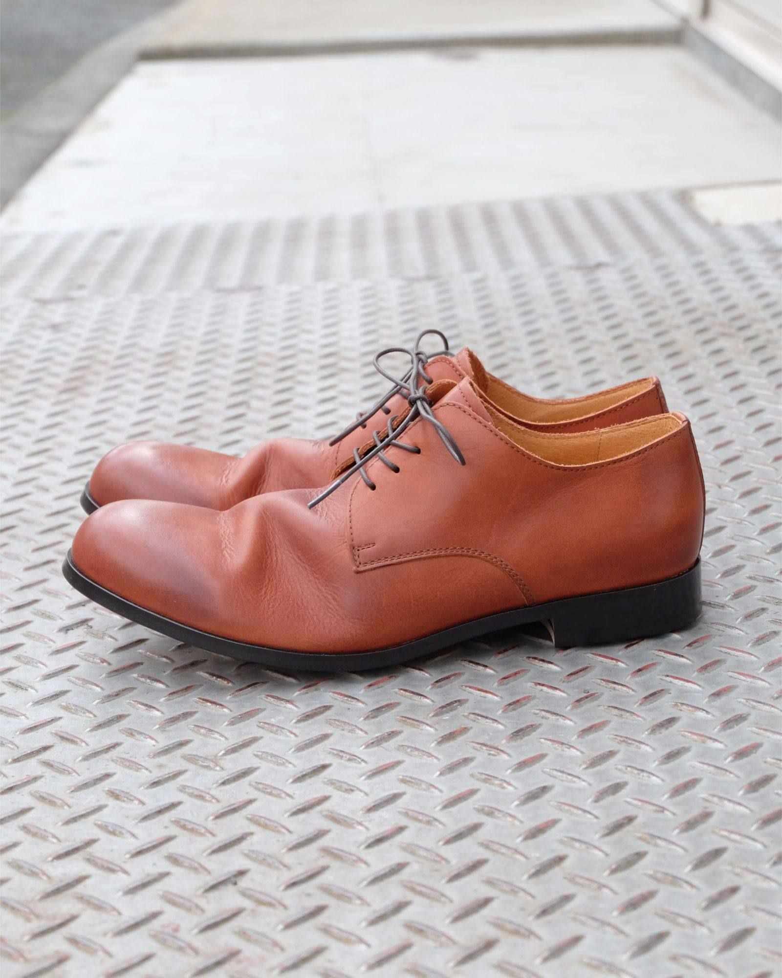 PADRONE - 【Size41 残り1】 ダービープレーントゥシューズ JACK (CAMEL) PU7358-2001-11C | ROSSO