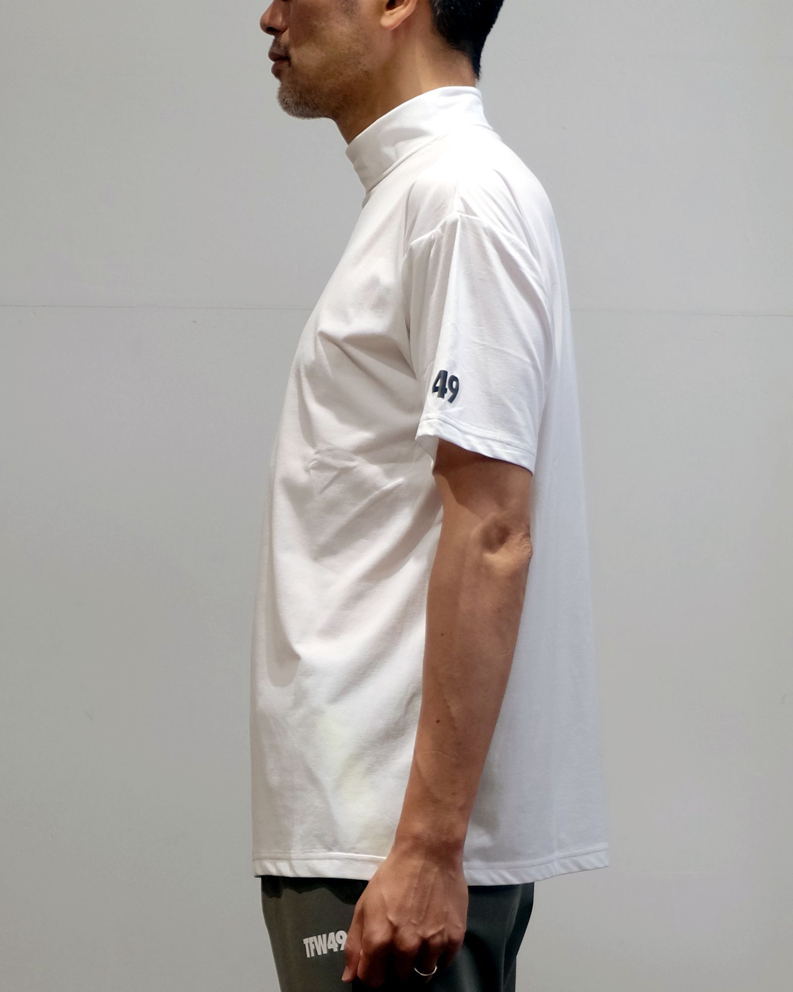 新品☆【TFW49】 スリーブメッシュ モックネックTee - nstt.fr