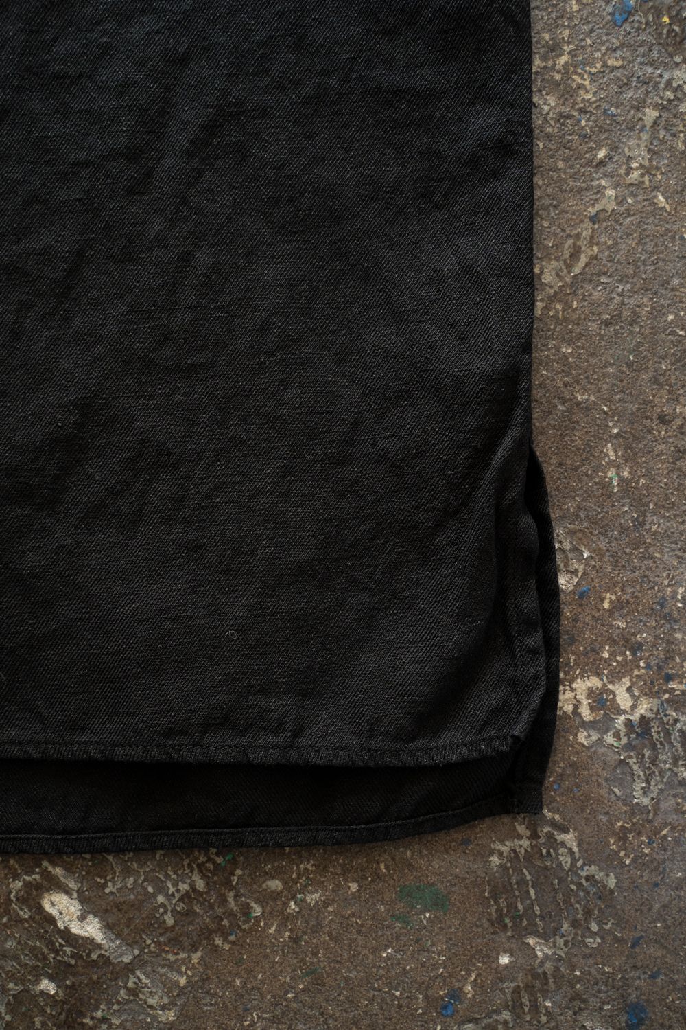 和紙大麻シャツ(黒)