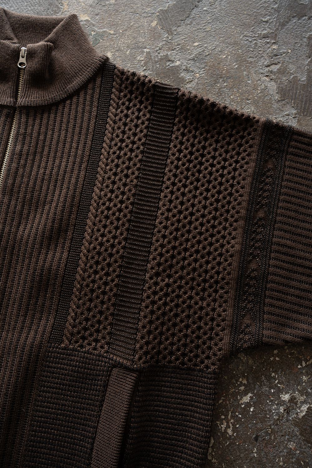 【26AW】Akiiro Drivers Knit(BROWN)