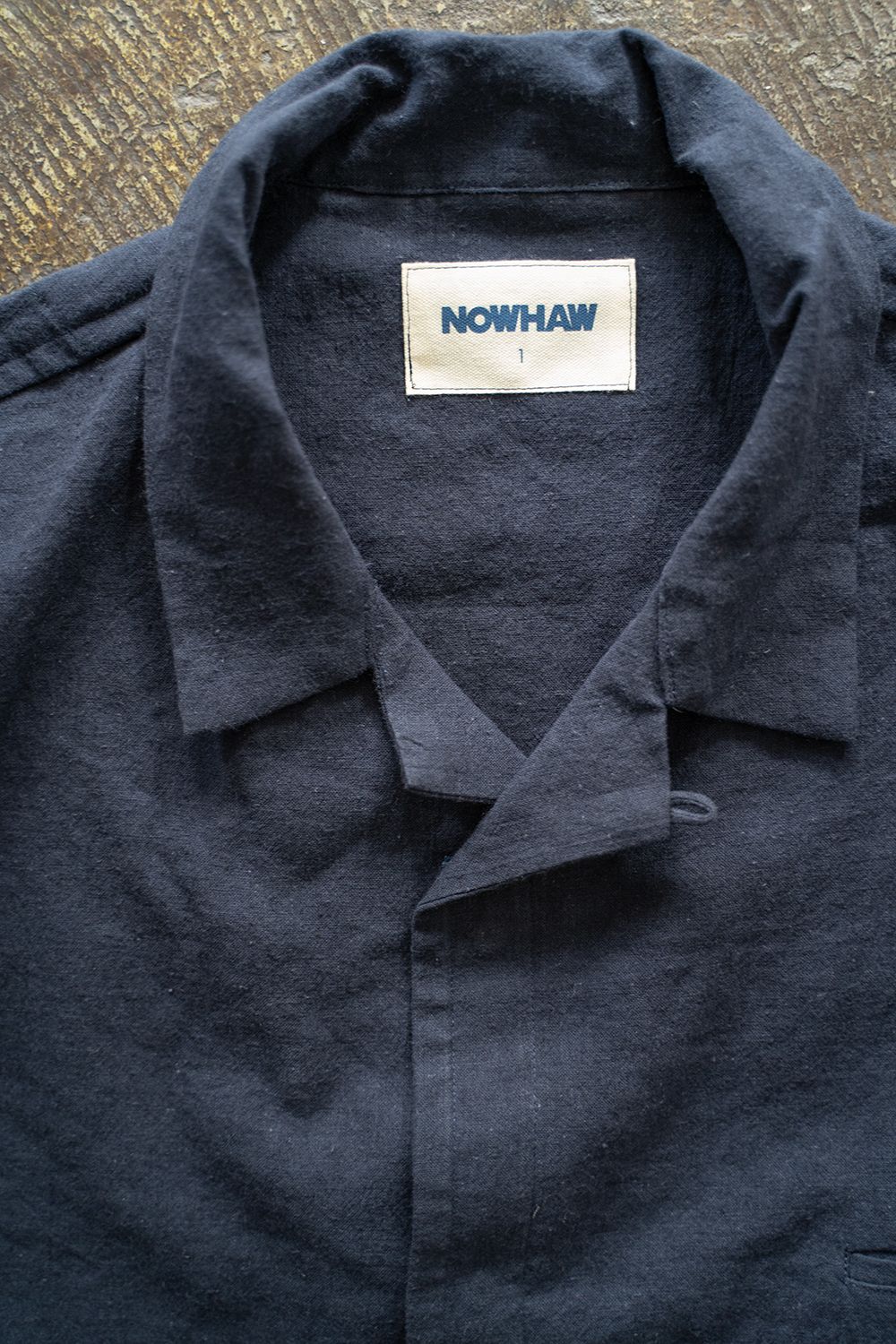 【ラスト1点】【23SS】"joint(short)"pajama【オールインワン】(LINEN COTTON NAVY)