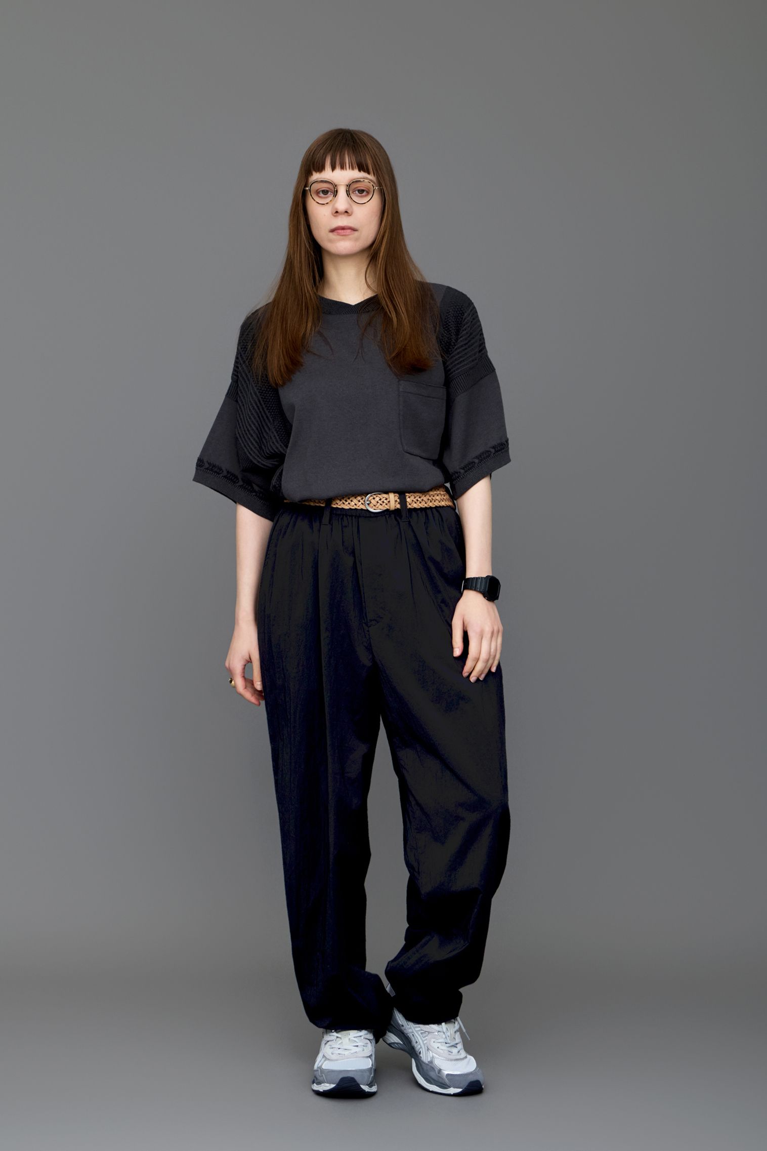 YASHIKI - 【ラスト1点】【26SS】 Nodoka Knit(CHARCOAL) | Salty