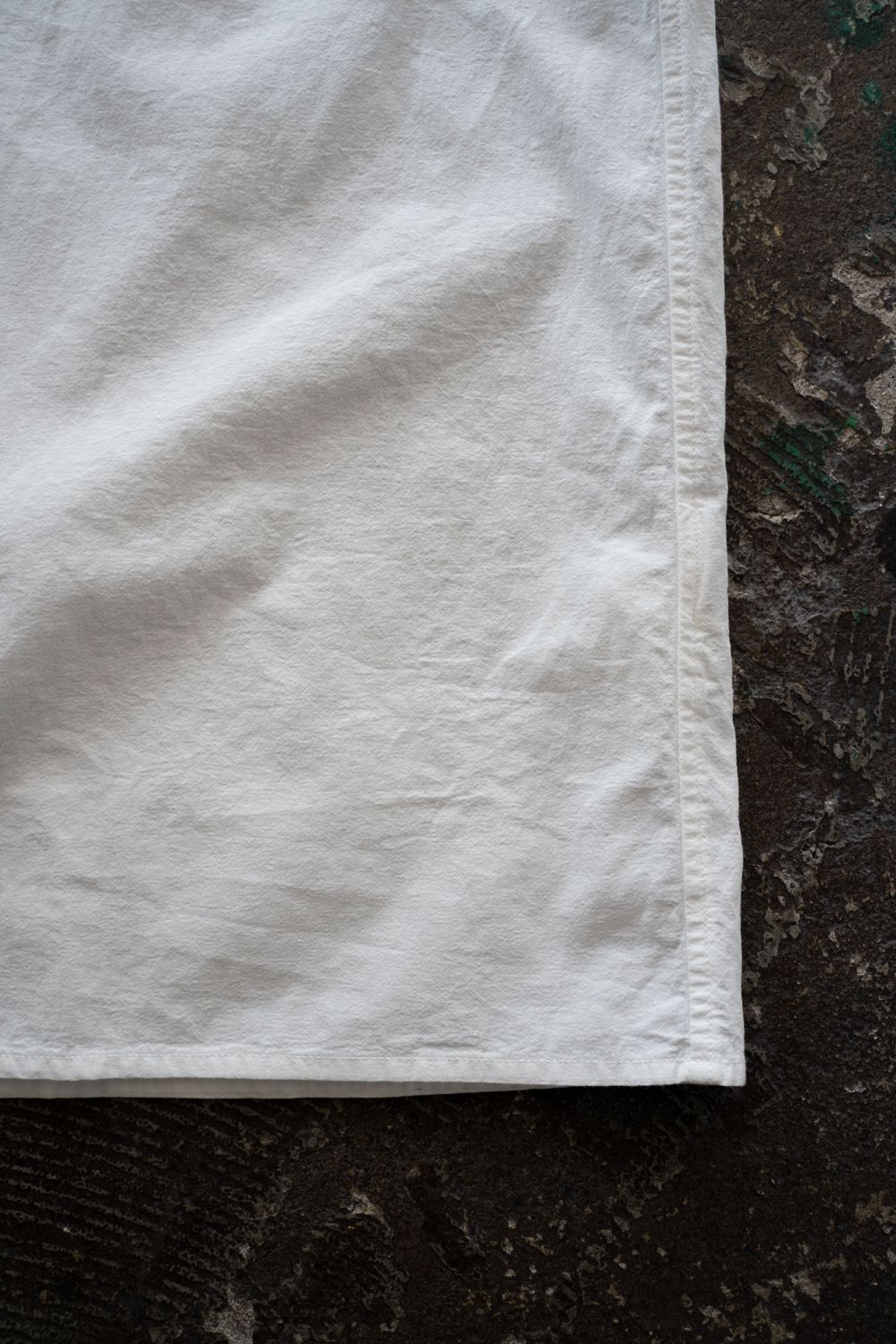 強撚OCブロードシャツ(白)