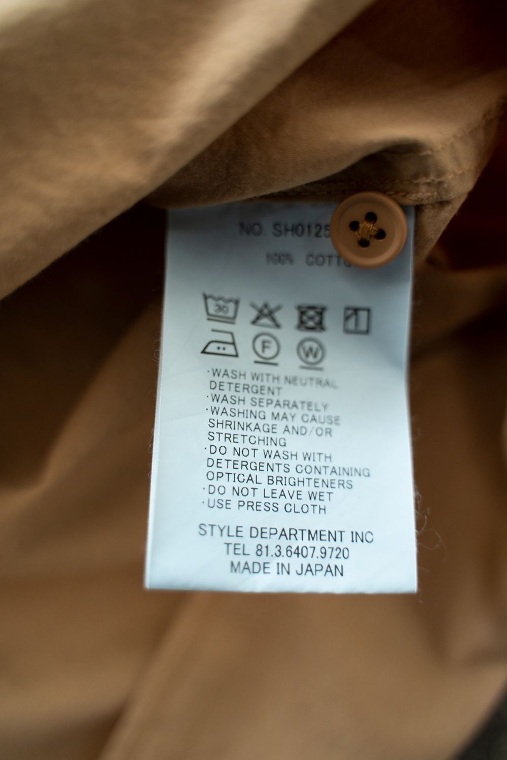 【ラスト1点】【25AW】ガーメントダイオーバーシャツ(PALE ORANGE)
