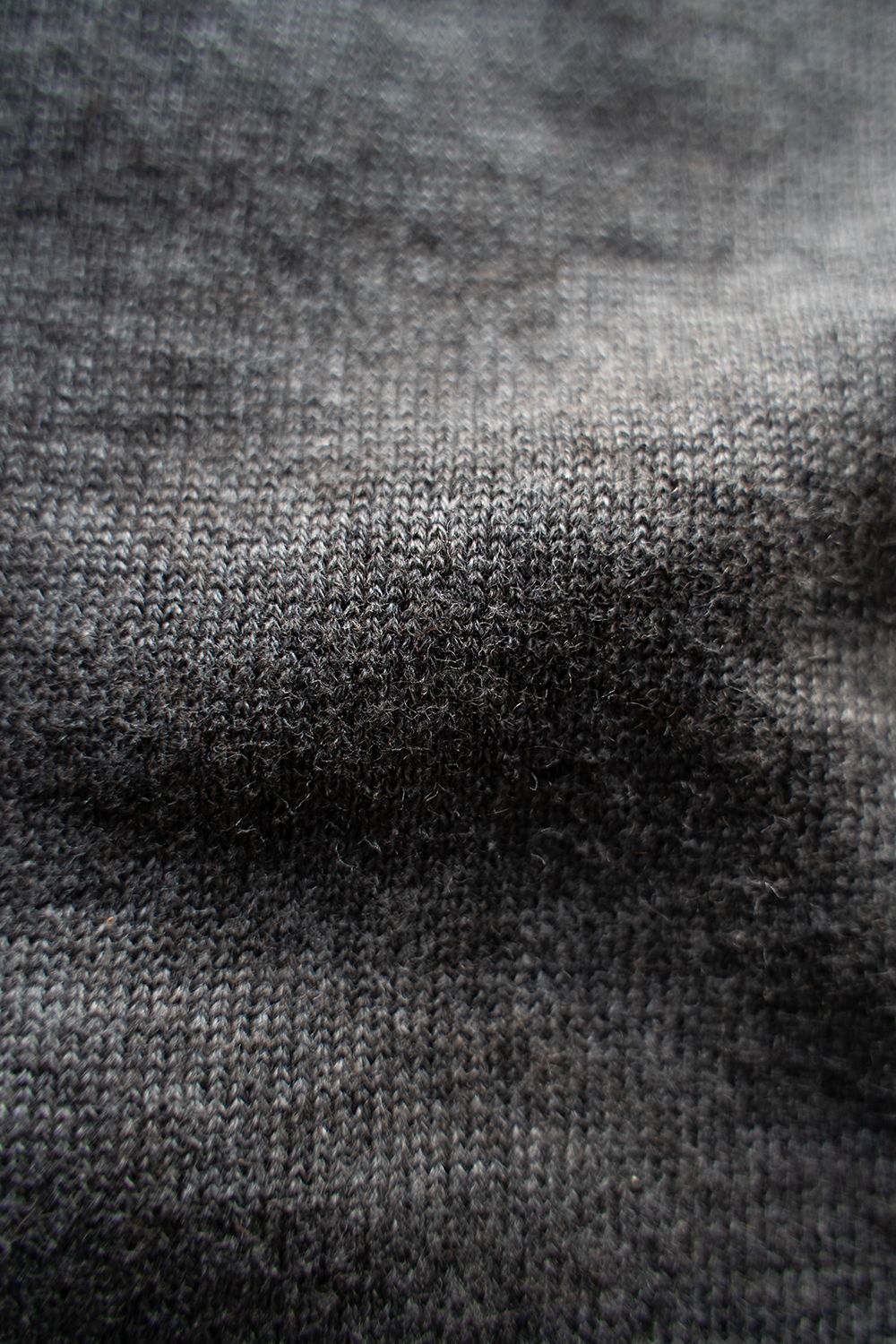 【ラスト1点】【23AW】ヤク×コットンニットベスト(CHARCOAL)